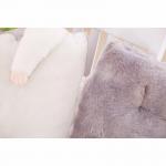 Cute Plush Seat Cushions Hamster Shape Cotton Material With Zipper 45 * 90CM