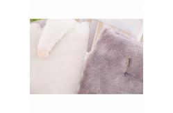 China Cute Plush Seat Cushions Hamster Shape Cotton Material With Zipper 45 * 90CM supplier