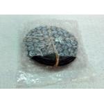 4 Pieces Slate Round Stone Coasters Eco Friendly For Hotel / Restaurant
