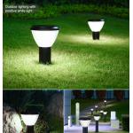35/65/85CM Stainless Steel LED Solar Garden Light 6500LM Support Dimmer
