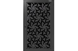 China Garden Modern Aluminium Profile Gate Exterior Folding Gate Security supplier