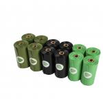 Plastic Cornstarch Compostable Polybags Biodegradable Poop Bags For Small Dogs for sale