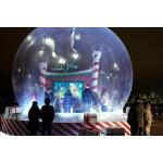 Transparent Inflatable Snow Globe For Product Promotion for sale