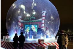 China Transparent Inflatable Snow Globe For Product Promotion supplier