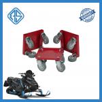 Red Rectangle Snowmobile Wheel Dollies Steel Strong Bearing Capacity for sale