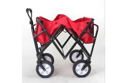 China Collapsible Four Wheel Folding Wagon Cart Garden Pull Heavy Duty supplier