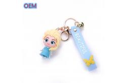 China Cartoon Keychain Customization For Kids OEM Design 3d PVC Plastic Keychain supplier