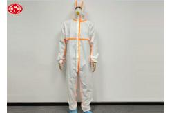 China Anti Liquid Taped Seam Disposable Protective Coverall supplier