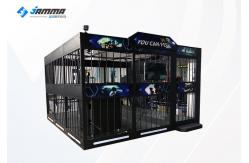 China 4 Players 9D Virtual Reality Shooting Game Machine With Gun HTC VIVE Glasses supplier