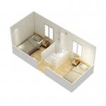 Easy To Install Detachable Container House Customized Prefab Container Homes