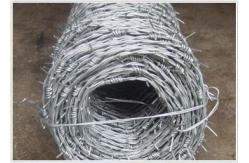 China BWG 12 Double Strand Barbed Wire Hot Dip Galvanized Beautiful Use supplier
