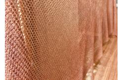 China Custom Design Lamp Shade Metal Ring Mesh With Installation Accessories supplier