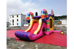 China Sugar Shack Bouncy Castle Slide Inflatable Combo Bounce House For Amusement supplier