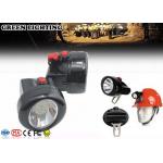 IP68 1W Rechargeable LED Headlamp 2.8Ah Battery 4000 Lux Brightness for sale