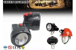 China IP68 1W Rechargeable LED Headlamp 2.8Ah Battery 4000 Lux Brightness supplier