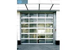 China Remote Control 50mm 2.5m Track Glass Panel Garage Doors supplier