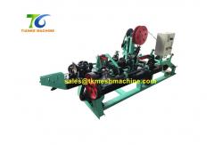China 1.6mm Border Protection 60kg/H Barbed Wire Fence Machine Fully Automatic supplier