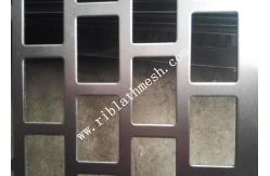 China 1m Width Rectangular Hole Perforated Metal Plate Galvanized Plate 2m Length supplier