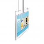 Transparent Hanging Floor Standing Digital Signage Display 55inch 110V OLED for sale