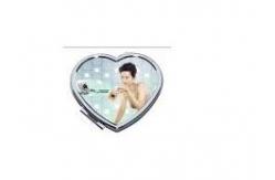 China Sublimation Heart Shape Mirror supplier