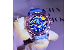 China Lab-Grown Gray-Violet Sapphire Watch Case Customize Luxury Scratch Resistant supplier