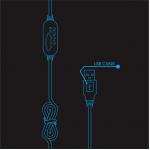 Computer Game LED Luminous 105dB Wired Gaming Headphone
