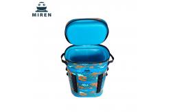China Customized 29 Cans Camouflage Cooler Backpack For Camping Picnic supplier