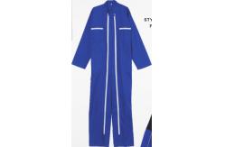 China Double Row Zipper Anti Static Work Wear Overalls supplier