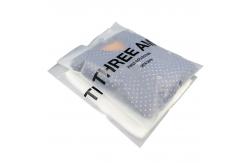 China Clothes CPE EVA 0.06mm k Packaging Bag Resealable With Handle supplier