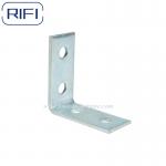90 Degree Channel Bracket 4 Hole Unistrut Channel Fittings Galvanized Steel for sale