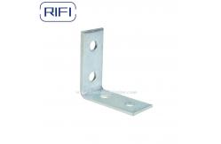 China Unistrut Channel Fittings Plat Angle 90 Degree Square Wing Shap Zinc Plated supplier