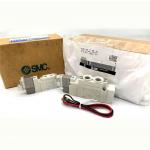 5-Port SMC Solenoid Valves Soft Seal SY5220-6LZD-01 SY5220-5LZD-C6 SY5220-5LZD for sale