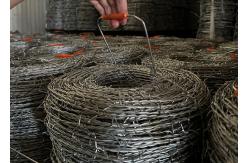 China Standard BWG16 Double Strand Barbed Wire Fence With Handle supplier