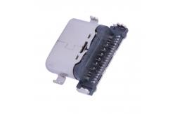 China Surface Mount Receptacle 24pins Double Rows USB C Female Connector Fast Charging supplier