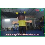 Events Party Moving Inflatable Cartoon Characters With Oxford Cloth