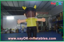 China Events Party Moving Inflatable Cartoon Characters With Oxford Cloth supplier