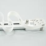 40KG Double Curtain Track Ceiling MountRF433 Ripplefold Ceiling Track Smart for sale