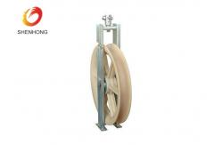 China Durable 20KN OPGW Cable Block , Stringing Pulley Block With Nylon Sheave supplier