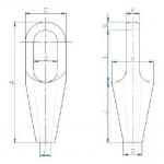 EN 13411-4 1-5/8 spelter socket 26mm Rope Wire Fitting