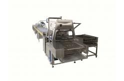 China 400mm Width Chocolate Enrober Machine Air Cooling With 10m Cooling Tunnel supplier