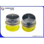 GPS Function DC6.4V Solar Powered Aviation Lights For Tower Crane for sale