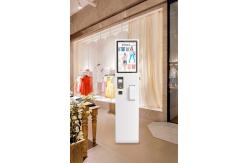China Free Standing Touch Screen Advertising Kiosk / Self Service Kiosk With Printer Card Reader supplier