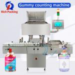 Vitamin Gummy Bear Soft Candy Tablet Bottle Counting Machine Fully Automatic for sale