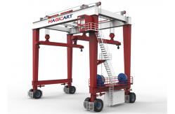 China Customized Adjustable RTG Mobile Gantry Cranes 10t-1200t Rail Mounted supplier
