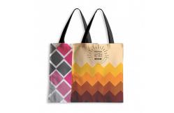 China Sublimation Polyester Jumbo Canvas Tote Bags Reusable Canvas Bags Bulk supplier