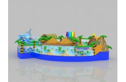 China Jumping Inflatable Castle Kids' Musement 1.2m 1.5m Large Bounce House supplier