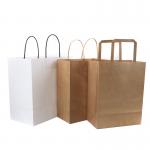 Flat Bottom ODM Kraft Paper Bag for sale