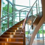 Strong Stainless Steel Handrails with Polished PSS Finish for Glass Balustrades