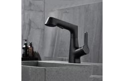 China Brass Modern Pull Out Single Handle Basin Mixer tap 360 Degree Swivel supplier