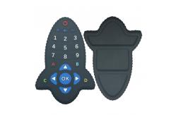 China Shaped MHC Silicone Baby Teether Remote Control For Chew Toys supplier
